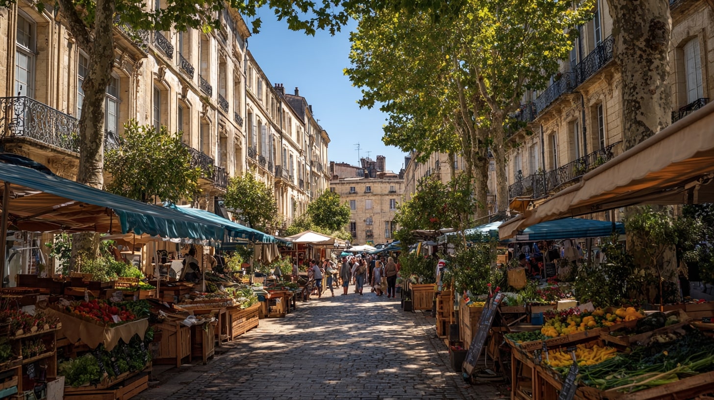 Hébergements haut de gamme et charme dans le centre historique de Bordeaux, avec des prix plus élevés en haute saison